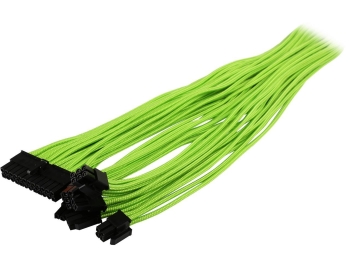 Phanteks PH-CB-CMBO_GR, 24 Pin, 8 Pin (4+4) M/B, 2x 8 Pin (6+2) 500mm Length, Green Cable
