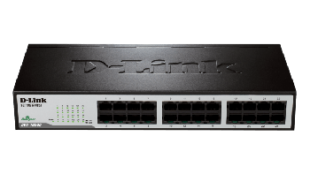 D-Link DES-1024D 24-Port Fast Ethernet Unmanaged Desktop/Rackmount Network Switch 